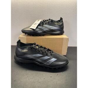 Adidas Predator League TF Turf Black Soccer Shoes IF6377 Mens Size 7.5